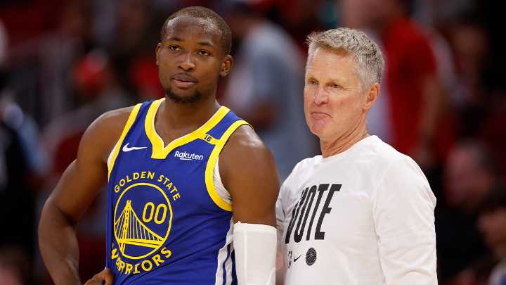 Steve Kerr states no one knows Jonathan Kuminga’s NBA future