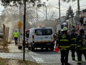 Gas main rupture on Staten Island; FDNY, National grid respond