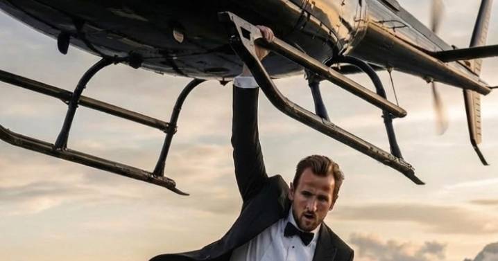 Harry Kane channels his inner James Bond using his very own secret weapon