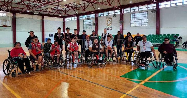 Promueve gobierno de NLD actividades inclusivas con exhibici?n de b?squetbol sobre silla de ruedas