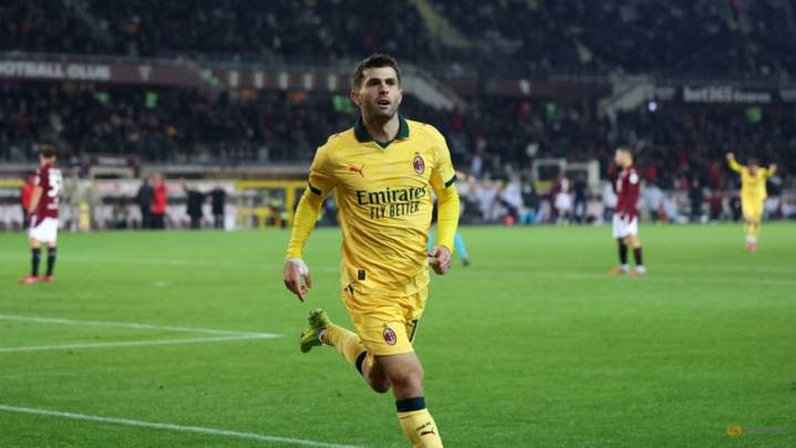 Milan go top as Pulisic double completes 3-2 comeback win at Torino