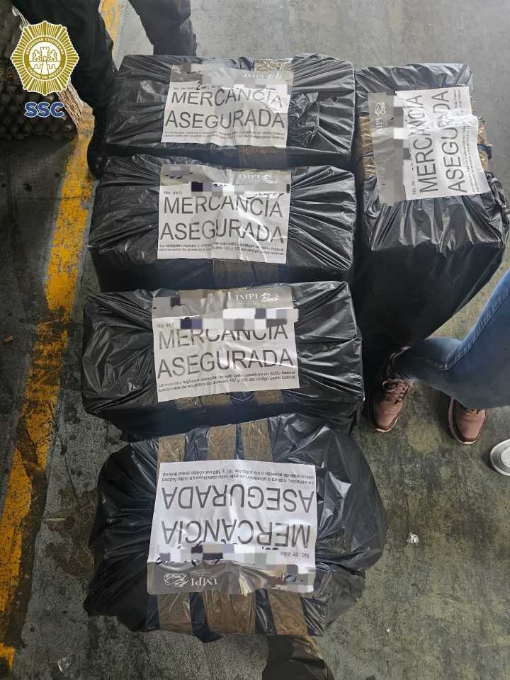 Aseguran 12 mil cajas de cigarrillos ilegales en la Central de Abasto