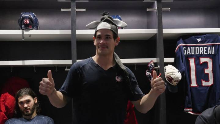 Star Wears: Blue Jackets award Gaudreau-inspired ‘Donkey’ hat to player of game