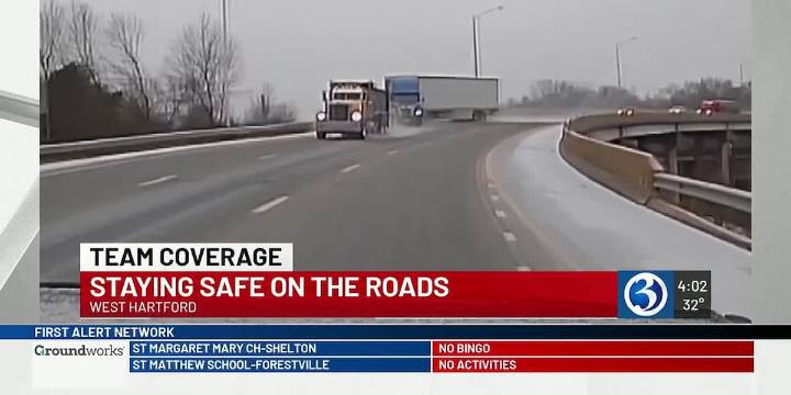 Season’s first major winter storm creates dangerous driving conditions across northern Connecticut