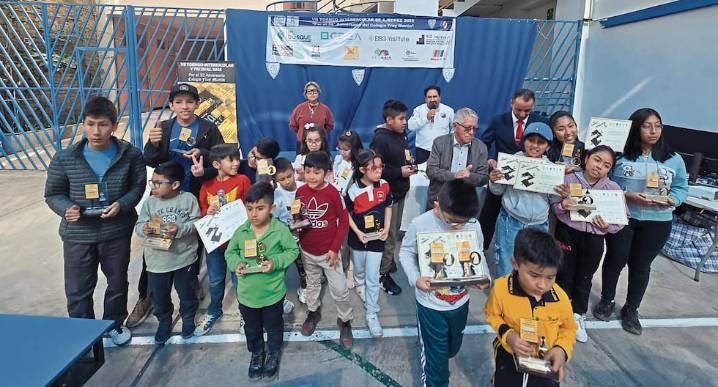 Más de 150 competidores participaron del Festival interescolar de Ajedrez en Arequipa