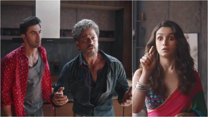 Shah Rukh Khan Reprises His ‘Jawan’ Avatar, Ranbir Kapoor-Alia Bhatt Join Him In Crossover Ad