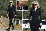Olivia Nuzzi shows off curves on hike in LA