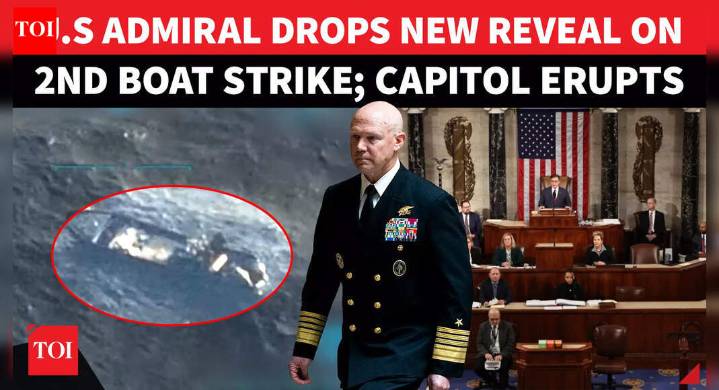 '2 Men Clung To Capsized Boat': Congress Shocked As Admiral Bradley Shares 'Classified' Strike Video