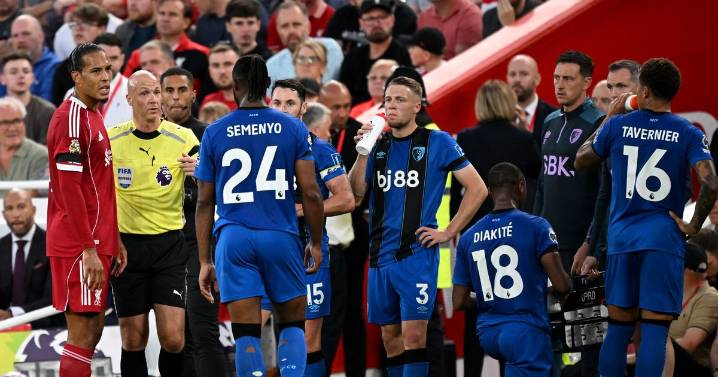 Man charged over alleged racial abuse of Bournemouth's Antoine Semenyo at Anfield