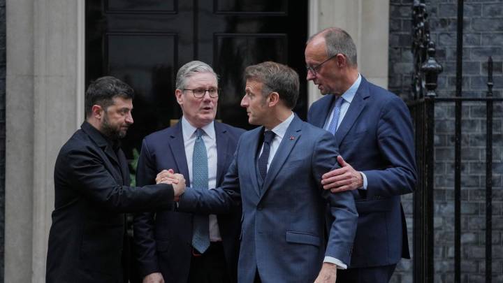 Ukraine peace talks: Volodymyr Zelenskyy meets in London with European allies on US peace plan and security