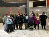 CUPE Local 3251 demonstrate outside city Resident Café