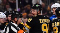 Bruins’ Nikita Zadorov Had Crowd-Popping Moment At Celtics