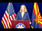 AZ Attorney General Kris Mayes announcing 'major' consumer fraud lawsuit