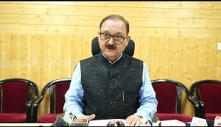 Chief Secretary Dr Pawan Kotwal inspects key development projects in Leh