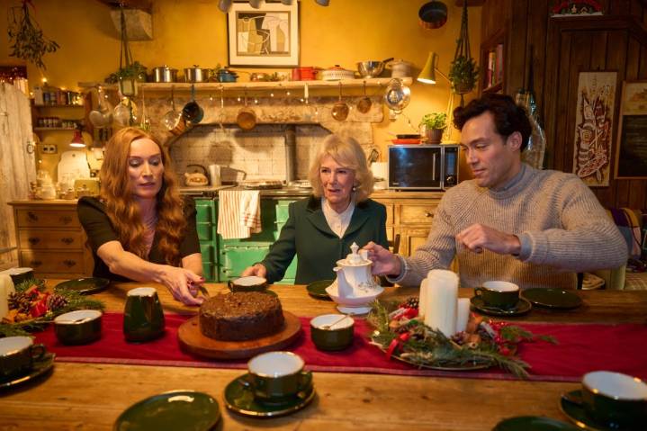 Queen Camilla Visits 'Rivals' Set; Pays Tribute To Jilly Cooper