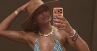Keke Palmer Turns Heads in Blue Bikini Look