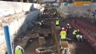 Excavaciones arqueológicas en la calle Hilera que han descubierto tumbas romanas
