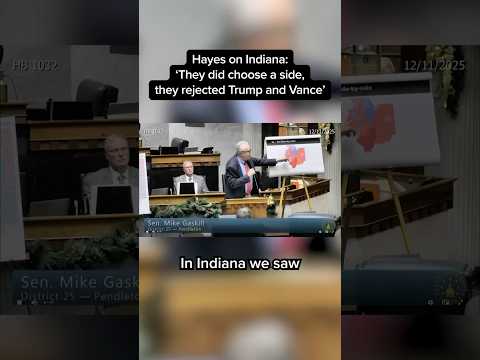 Hayes on Indiana: 'They did choose a side, they rejected Trump and Vance'