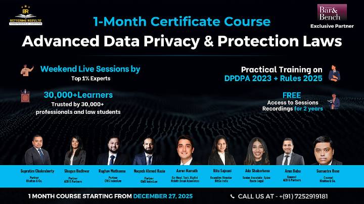 Course on Data Privacy & Protection Laws by Bettering Results: Enroll Now!