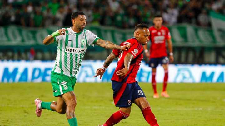 Nacional y Medellín juegan un clásico crucial por la clasificación a la final de la Liga BetPlay: sígalo minuto a minuto