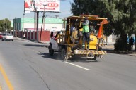 Delimita Saltillo carriles viales del bulevar Nazario S. Ortiz Garza