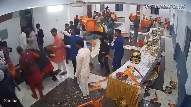 Til death do us part: Wedding riot erupts over shortage of dessert