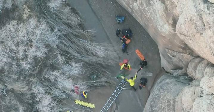 Hiker mired in quicksand in Utah's Arches National Park is rescued unharmed