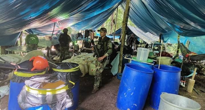 DIVMCTID Huallaga incauta cerca de 95 kilos de droga en operativo en Yuyapichis