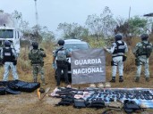 Detienen a tres pistoleros en Tamaulipas; entre ellos, una menor de edad