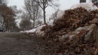 'It is a concern': Milwaukee Co. residents share frustration over large piles of snow and leaves in the streets