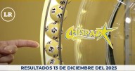 Resultados del Chispazo de hoy 13 de diciembre del 2025. Ve los números ganadores