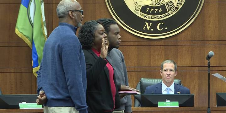 Greenville City Council swears in new members
