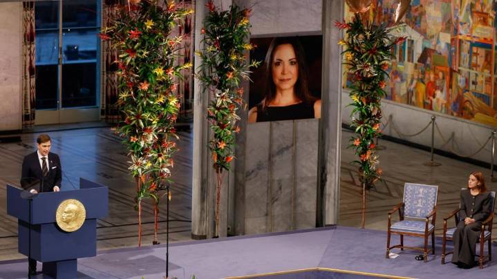 María Corina Machado faltó a la ceremonia del Nobel, pero hablará al mundo el jueves desde Oslo