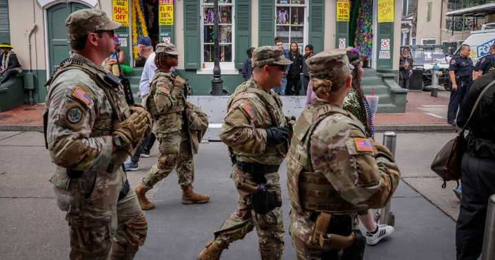 Trump says National Guard will be sent to New Orleans 'in a couple of weeks'