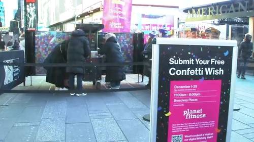 Wishing Wall returns to Times Square ahead of New Year's Eve celebration in NYC