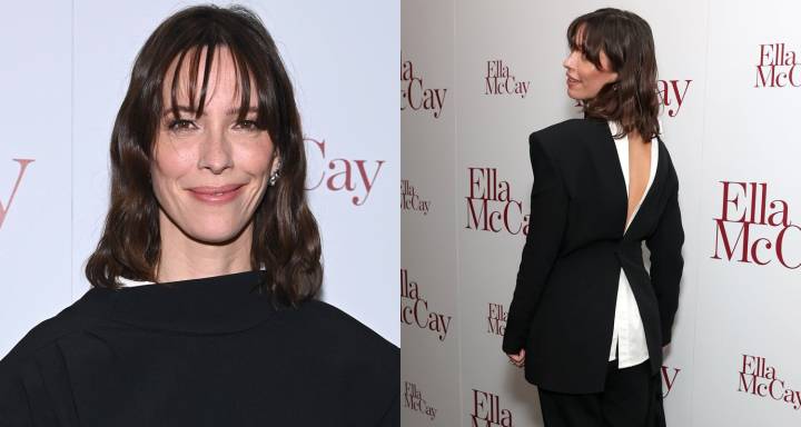 Rebecca Hall Wears Backwards Suit to ‘Ella McCay’ Screening in NYC | Albert Brooks, Becky Ann Baker, Ella McCay, James L. Brooks, Jamie Lee Curtis, Joey Brooks, Rebecca Hall | Celebrity News and Gossi