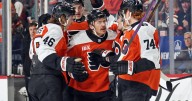 Konecny, Cates, Brink each have goal and assist as Philadelphia Flyers beat Sabres for 4th win in 5 games