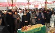 NC leaders, workers assemble at Naseem Bagh to commemorate late Sheikh Mohammad Abdullah’s 120th birth anniversary
