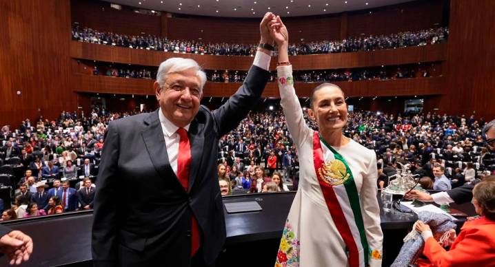 Sheinbaum celebra reaparición de AMLO, pero afirma: “No hay motivo para que regrese a la vida pública”