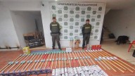 Salió desde Medellín: Policía incautó 215 kilos de pólvora en Don Matías y Santa Bárbara