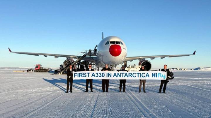 A Frigid First: Hi Fly Makes A Historic Landing In Antarctica