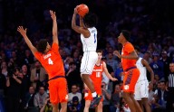 Analysis: No. 10 BYU storms back to stun Clemson 67-64 at Madison Square Garden on Rob Wright III’s buzzer beater