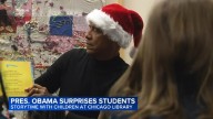 Barack Obama in Chicago today: Former president surprises young students, reads to them at West Woodlawn library