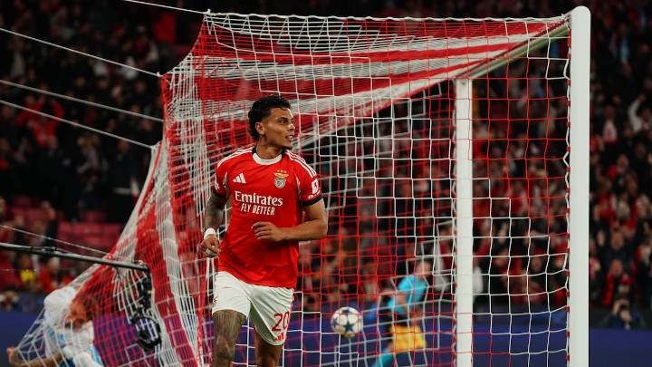 Richard Ríos recibe premio de la Champions League tras gol y asistencia ante el Napoli: Intratable con el Benfica