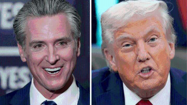 Newsom posts AI video of Trump in handcuffs