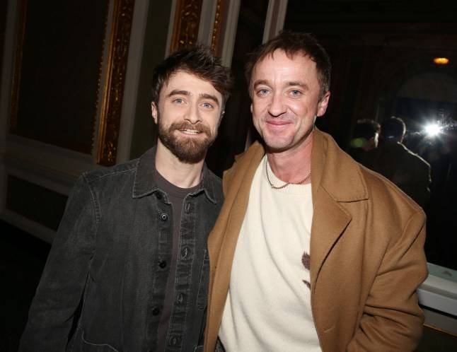 Tom Felton surprises Daniel Radcliffe at film screening in emotional Harry Potter reunion