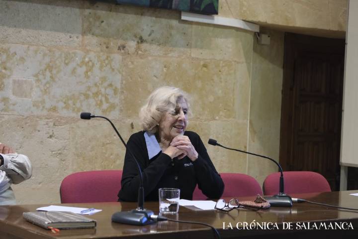 Manuela Carmena, en Salamanca