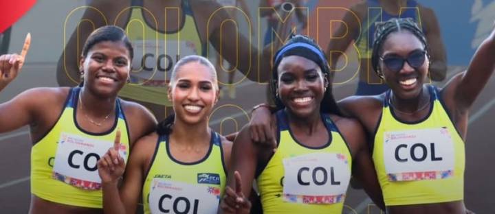 Colombia se consagra campeona relevo 4x100 femenino Juegos Bolivarianos -