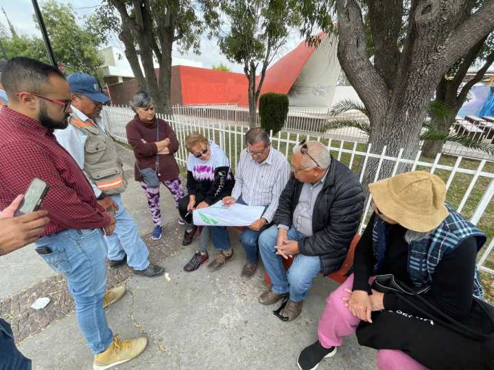 Revisa Interapas red sanitaria de Calle 2 en Industrial Aviación