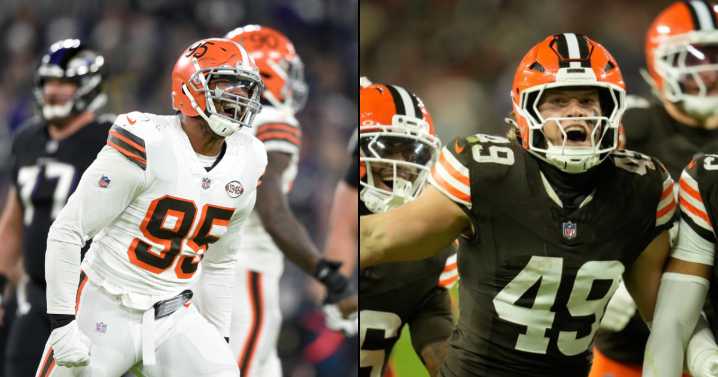 Myles Garrett and Carson Schwesinger earn NFL defensive awards for November
